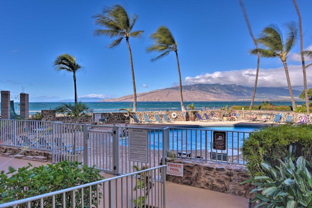Beachfront Kihei Sanctuary With Lanai And Ocean Views! Экстерьер фото
